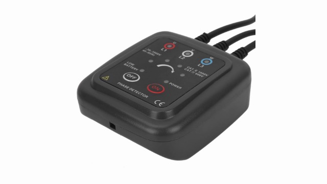 Amazon | クランプメーター 三相 位相検出器 検相器 非接触式 ブザー付